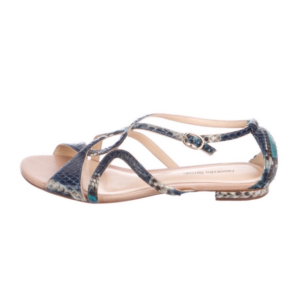 Alexandre Birman Python Sandals - image 3